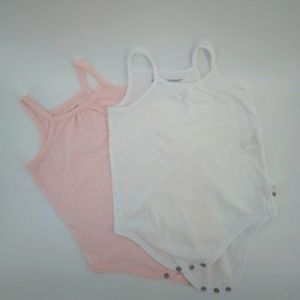 3 Burts Bees Trio Set One Piece Snaps Organic Cotton 6 to 9 Months Snaps